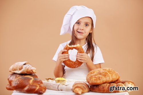 Collection baker baking bread flour products 25 HQ Jpeg