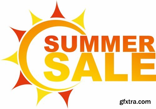 Summer sale text - 8 EPS