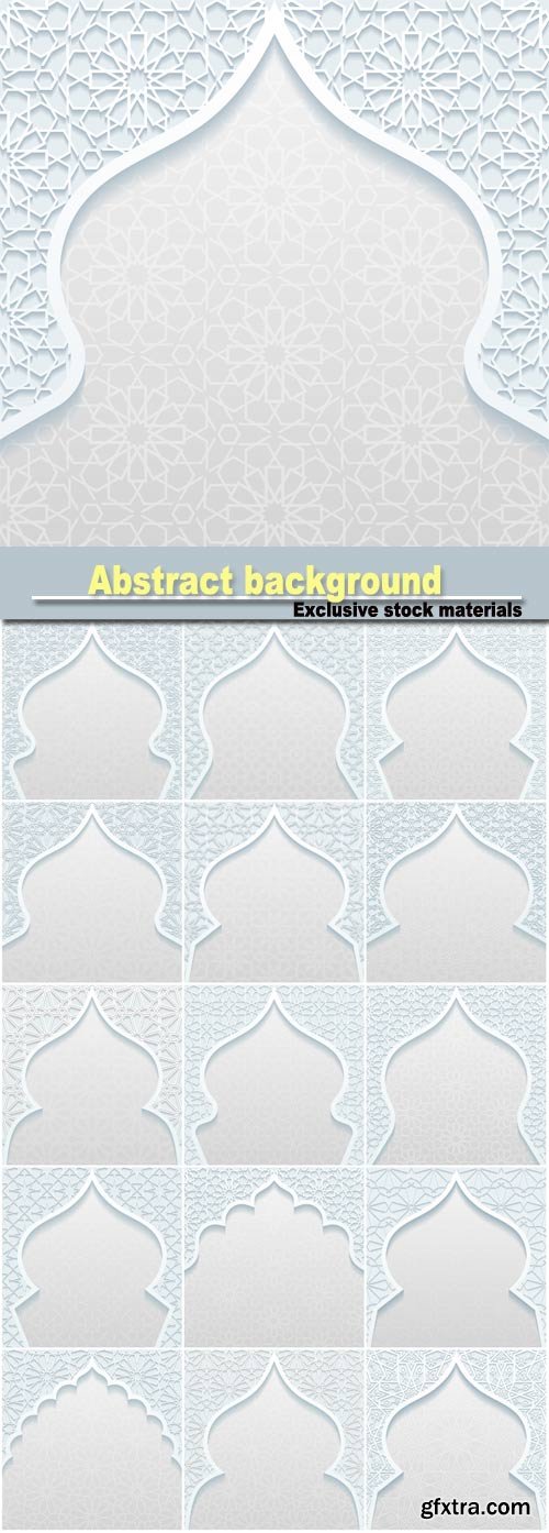 Abstract background with traditional ornament