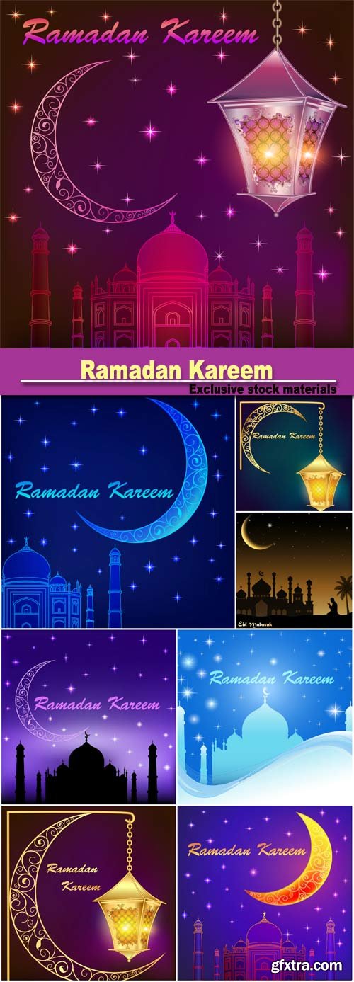 Ramadan Kareem islamic background, eid mubarak, islam holly month