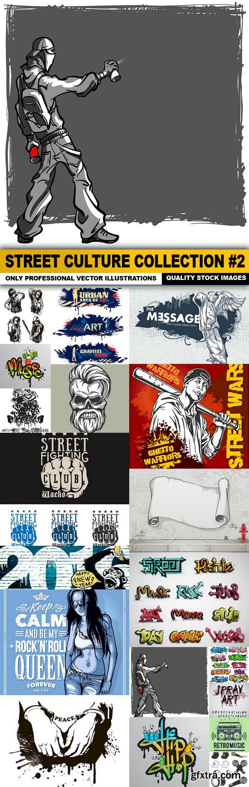 Street Culture Collection #2 - 20 Vector