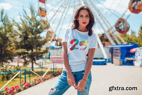 CreativeMarket - 25 T-Shirts Mock-Up (Part 2)