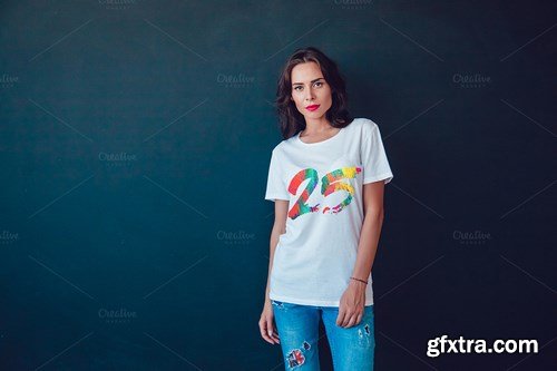 CreativeMarket - 25 T-Shirts Mock-Up (Part 2)