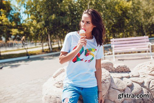 CreativeMarket - 25 T-Shirts Mock-Up (Part 2)