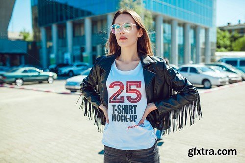 CreativeMarket - 25 T-Shirts Mock-Up (Part 2)