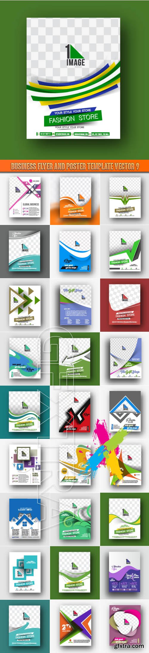 Business Flyer and Poster Template Vector 9