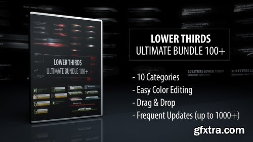 Videohive Lower Thirds - Ultimate Bundle 100+ 14746750