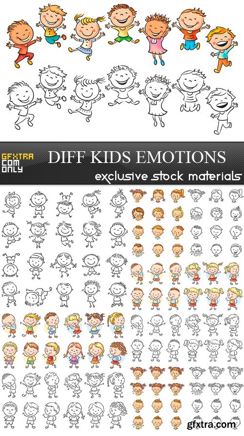 Diff Kids Emotions - 6 EPS