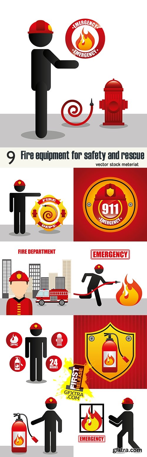 Fire equipment for safety and rescue