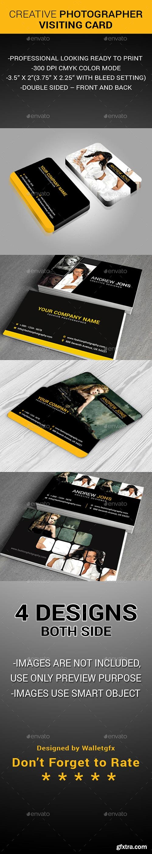 GraphicRiver - Creative Photographer Card 11884673