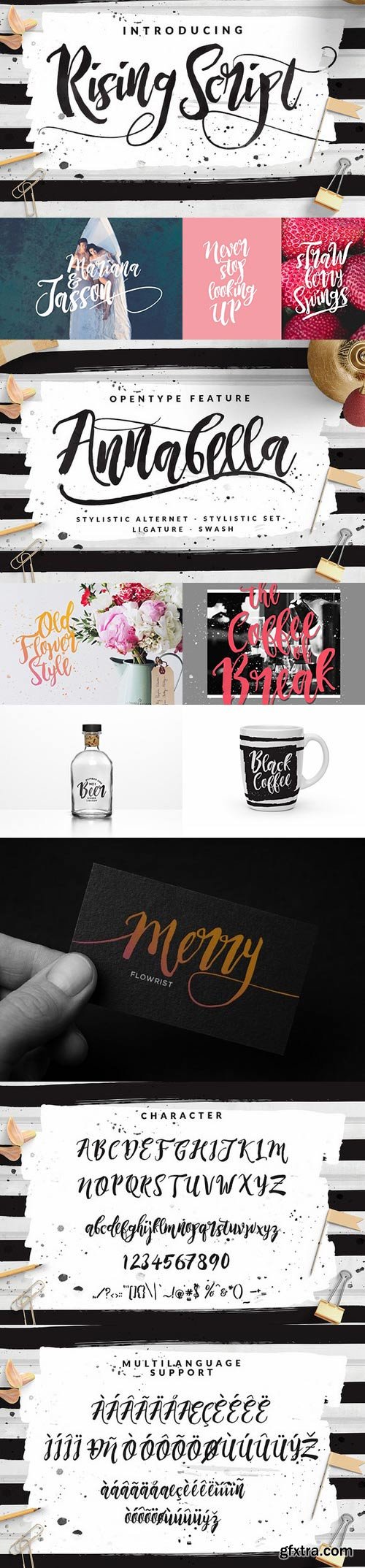 CM - Rising Brush Script 698220