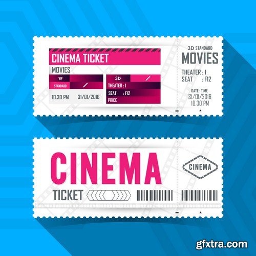 Cinema ticket 2 - 5 EPS