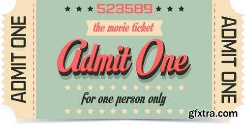 Cinema ticket 2 - 5 EPS