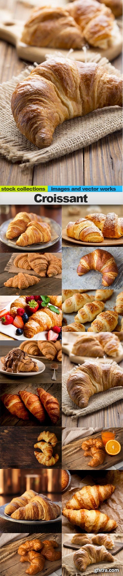 Croissant, 15 x UHQ JPEG