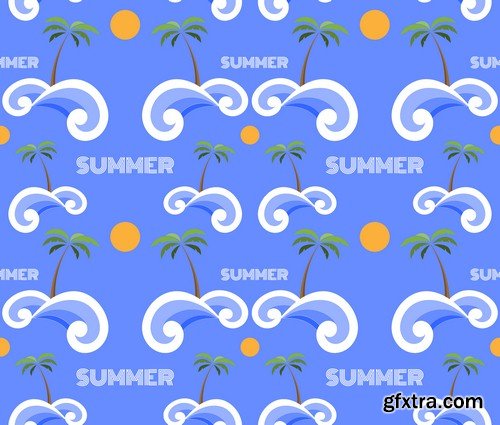 Summer pattern 2 - 5 EPS