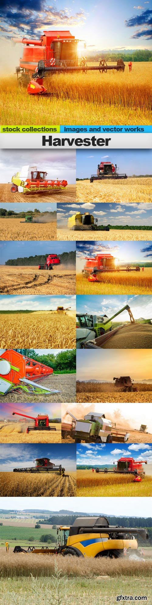 Harvester, 15 x UHQ JPEG