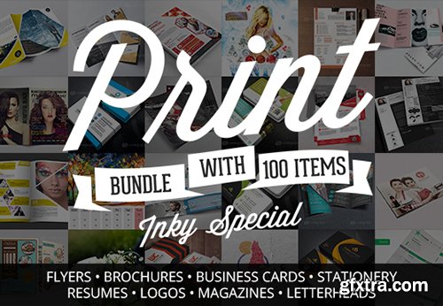 100 Print Templates Bundle