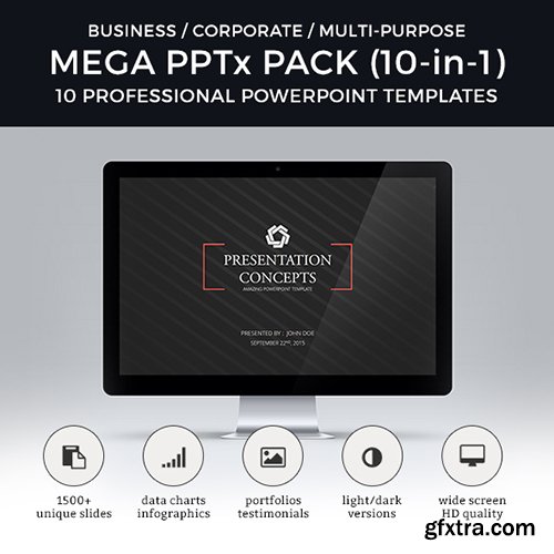 Graphicriver Mega PPT Pack 15887631