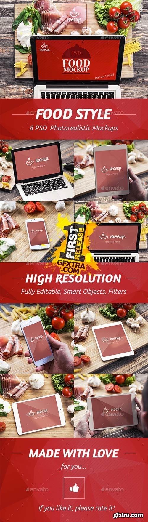 GraphicRiver - Food Styling PSD Mockup 11306808