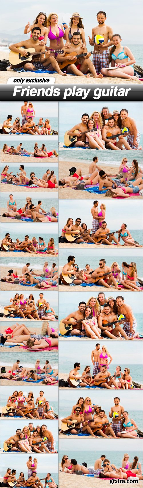 Friends play guitar - 20 UHQ JPEG