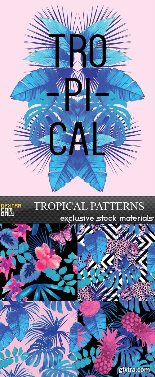 Tropical Patterns - 5xEPS