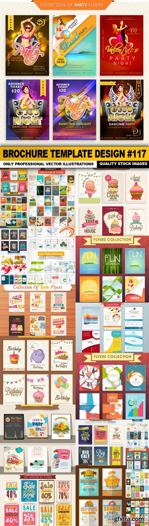 Brochure Template Design #117 - 25 Vector