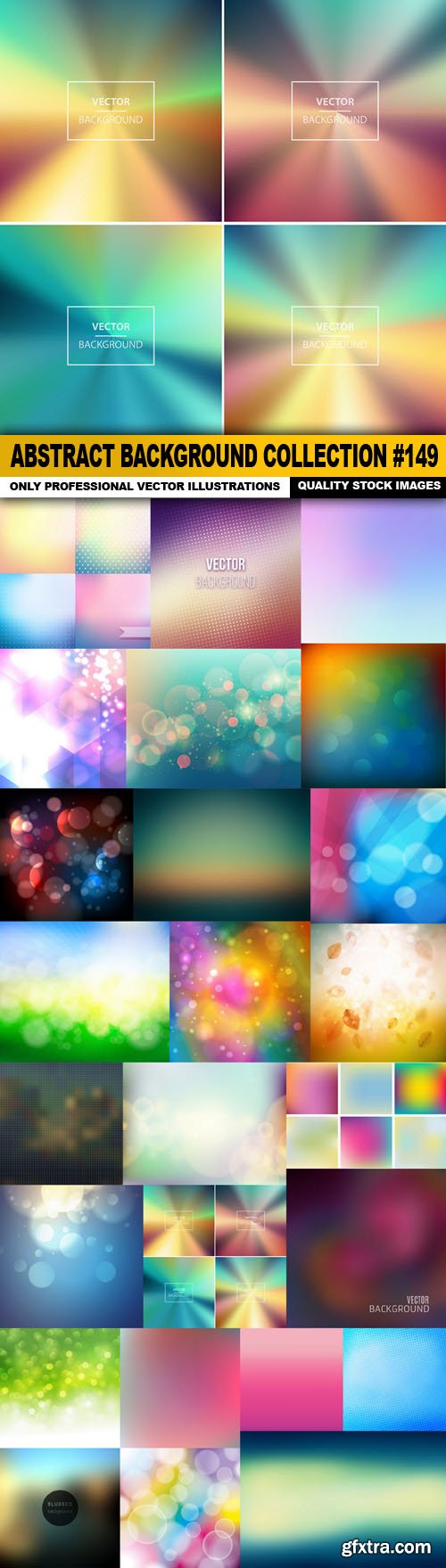 Abstract Background Collection #149 - 25 Vector