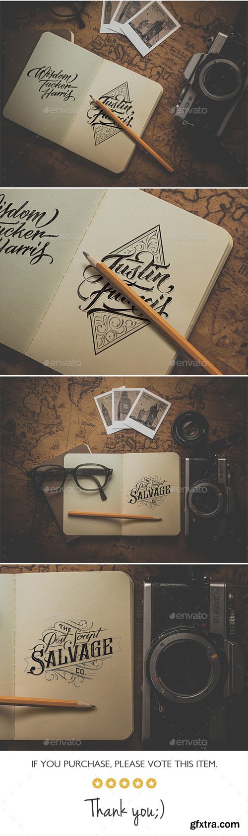 GraphicRiver - Sketch Book Mockup v.3 - 14445579