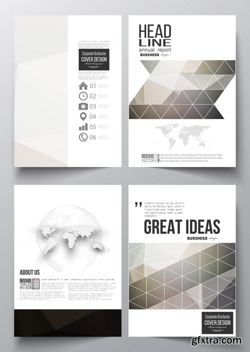 Business Templates for Brochure & Flyer - 36xEPS