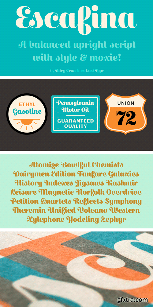 Escafina Font Family