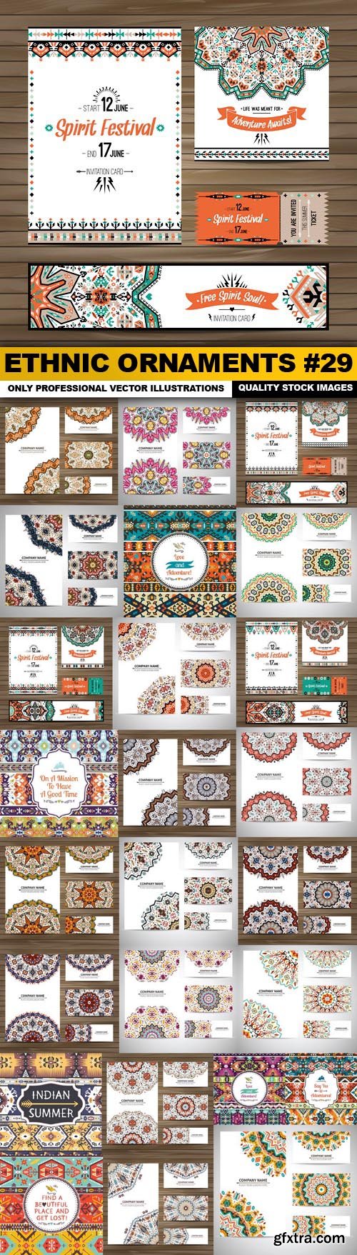 Ethnic Ornaments #29 - 25 Vector