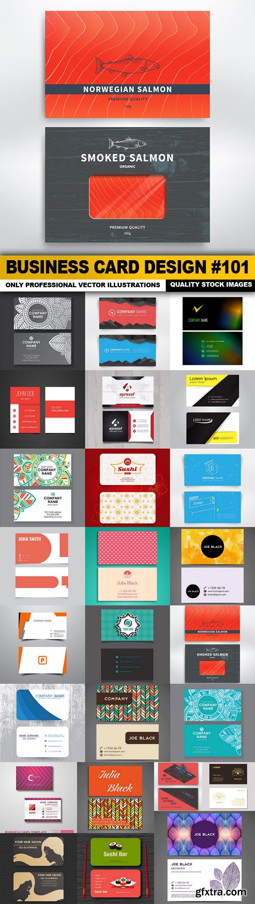 Business Card Design #101 - 25 Vector