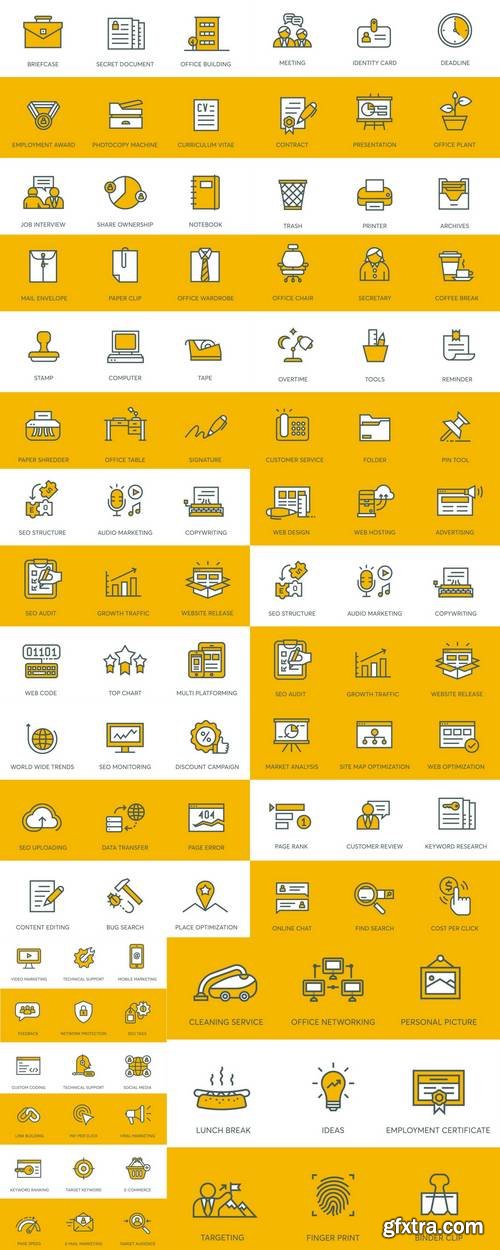 Office & SEO Icons