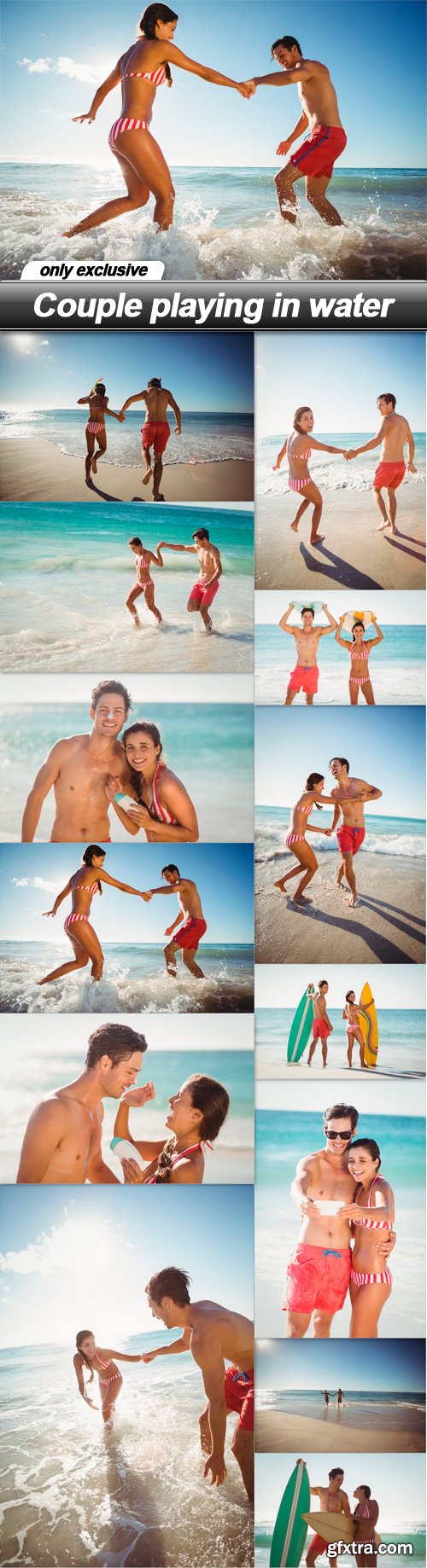 Couple playing in water - 13 UHQ JPEG