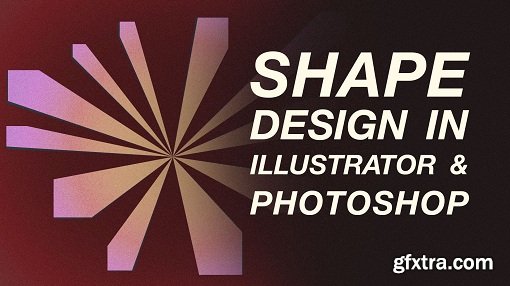 Illustrator & Photoshop: Retro Shape Design Using Shape, Alignment, Adjustment Layers & Noise