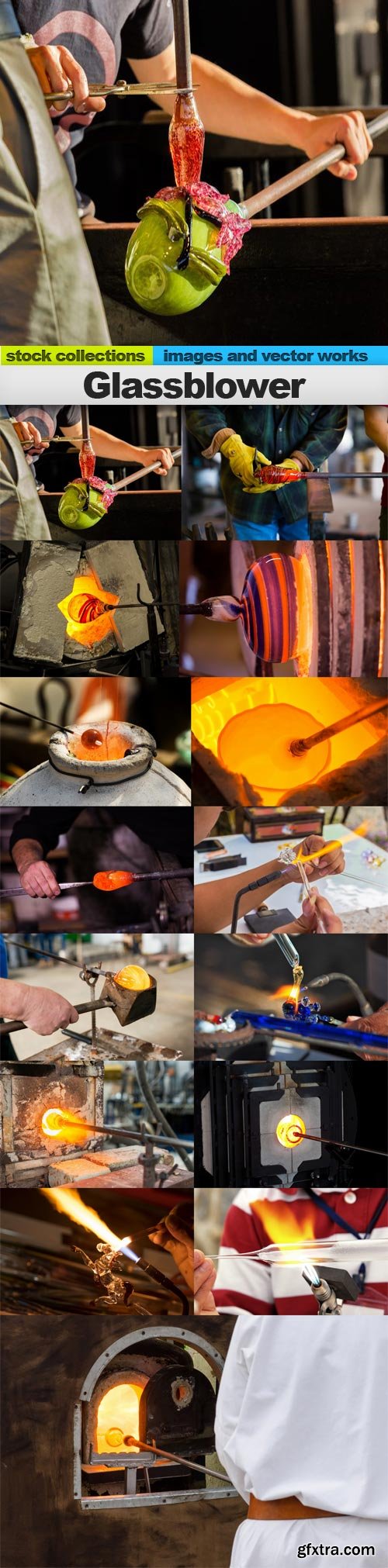 Glassblower, 15 x UHQ JPEG