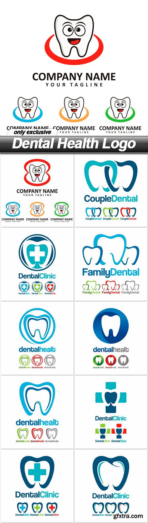 Dental Health Logo - 11 EPS