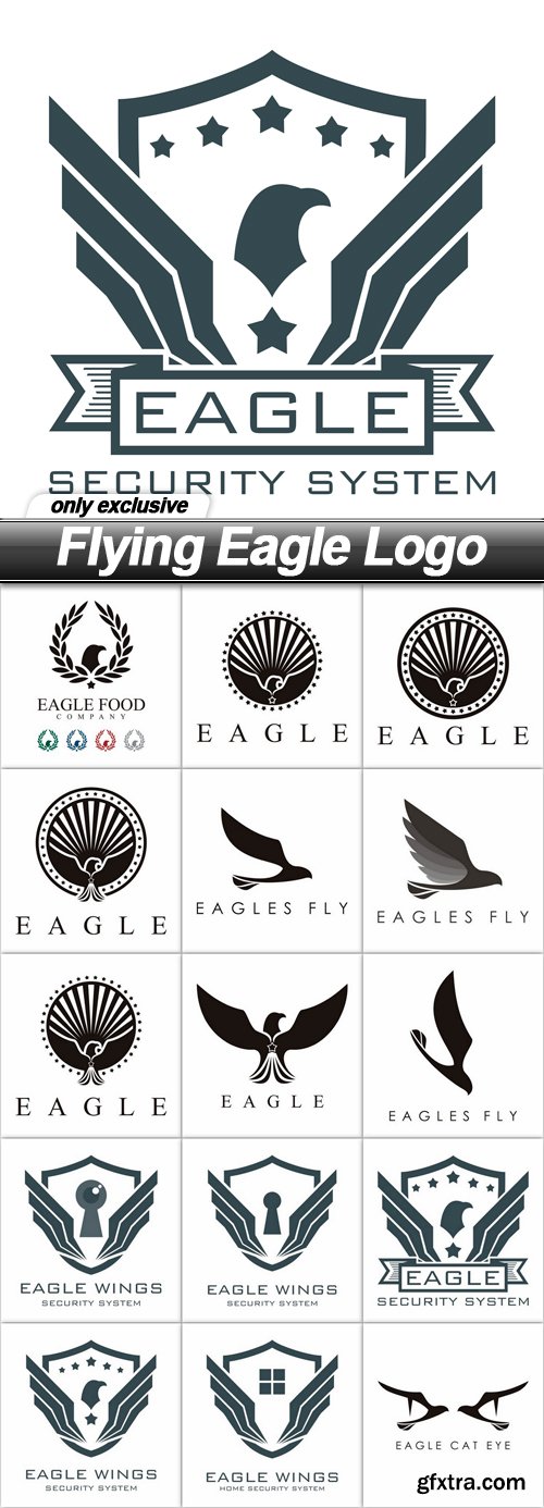 Flying Eagle Logo - 15 EPS