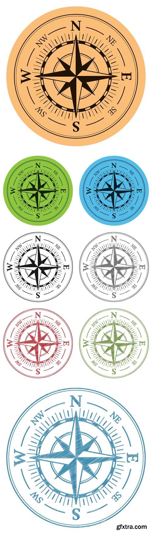 Vector Set - Compass Icon