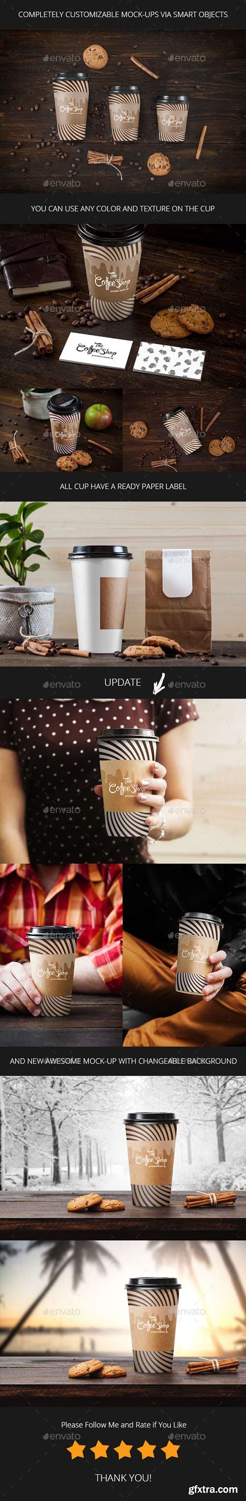 GraphicRiver - Coffee Collection Branding Mock-Up's 10713731