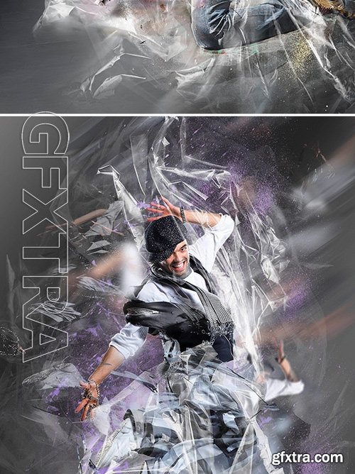 GraphicRiver - Plastic Wrap Photoshop Action 16958293