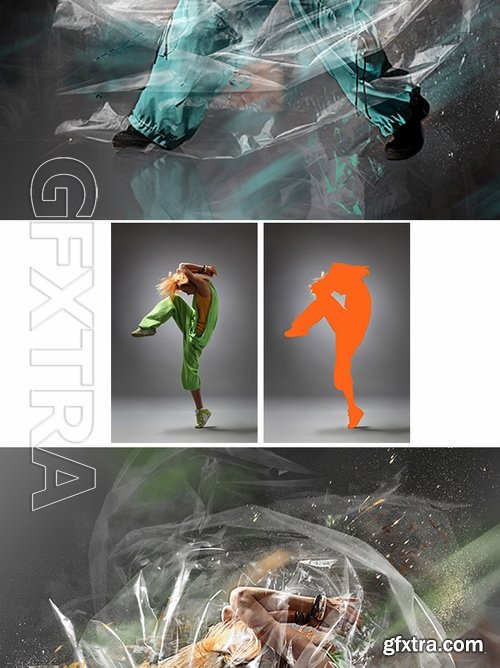 GraphicRiver - Plastic Wrap Photoshop Action 16958293