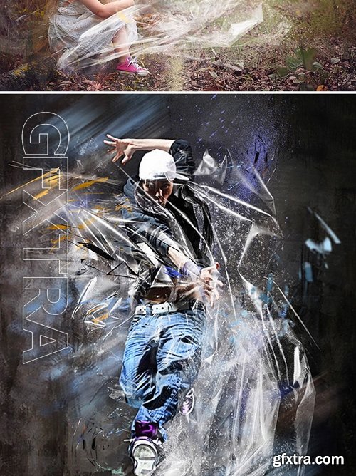 GraphicRiver - Plastic Wrap Photoshop Action 16958293