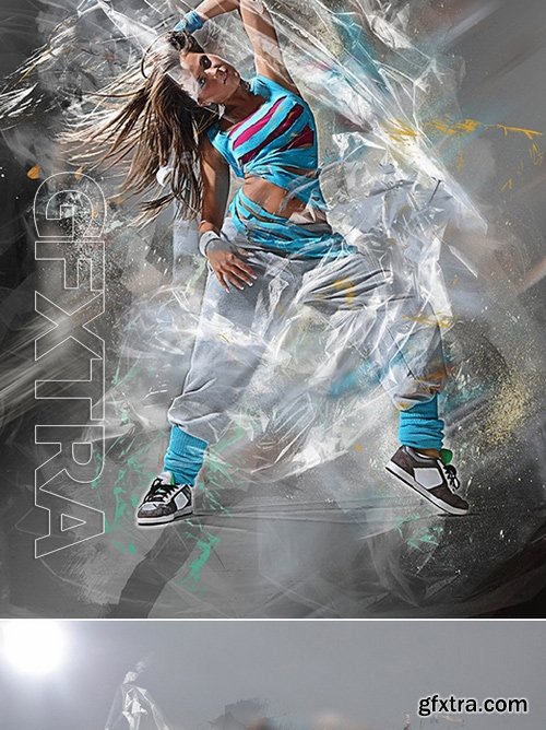 GraphicRiver - Plastic Wrap Photoshop Action 16958293