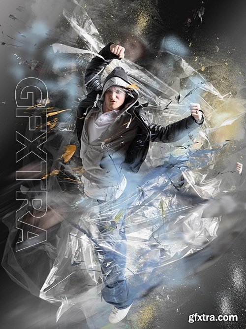 GraphicRiver - Plastic Wrap Photoshop Action 16958293