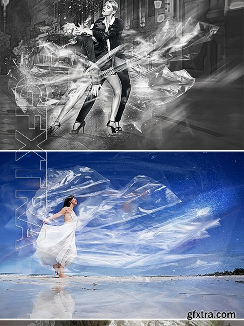 GraphicRiver - Plastic Wrap Photoshop Action 16958293