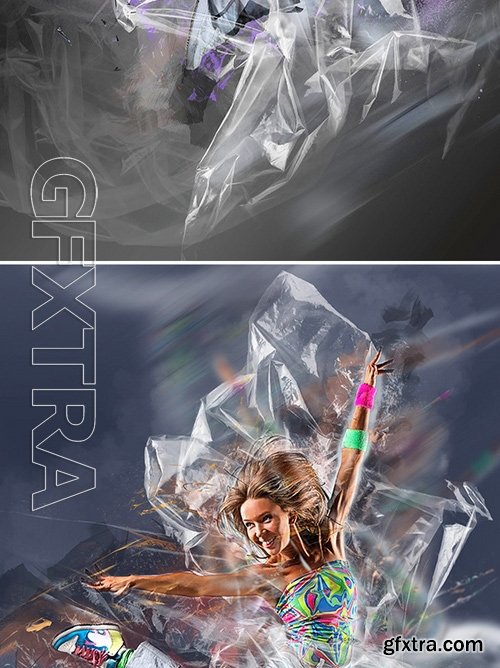 GraphicRiver - Plastic Wrap Photoshop Action 16958293