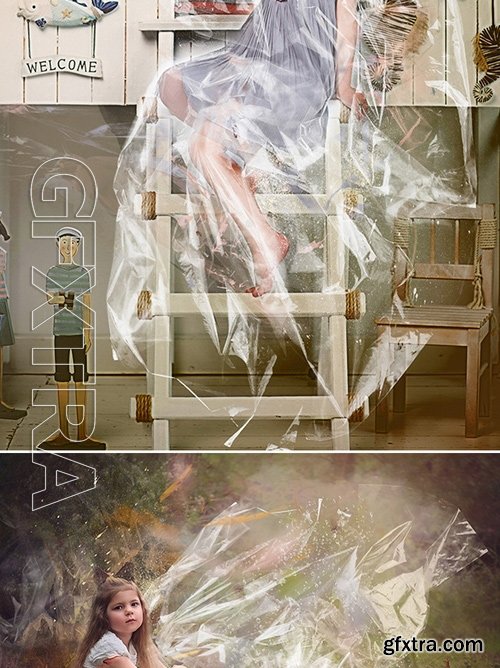 GraphicRiver - Plastic Wrap Photoshop Action 16958293