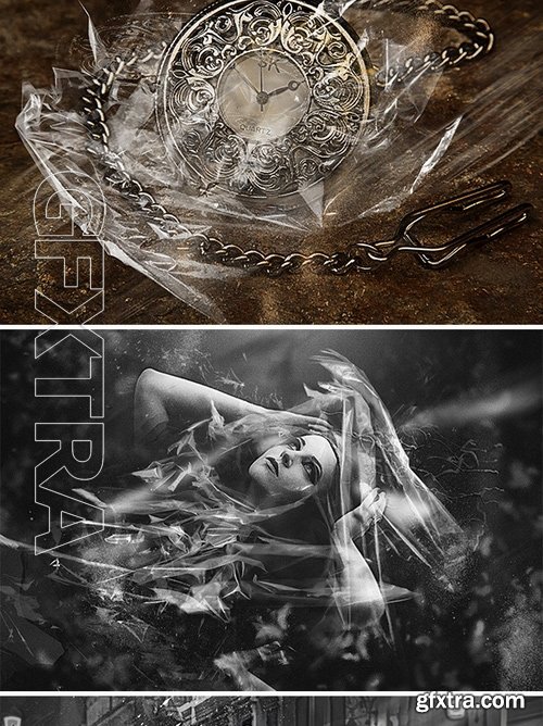 GraphicRiver - Plastic Wrap Photoshop Action 16958293