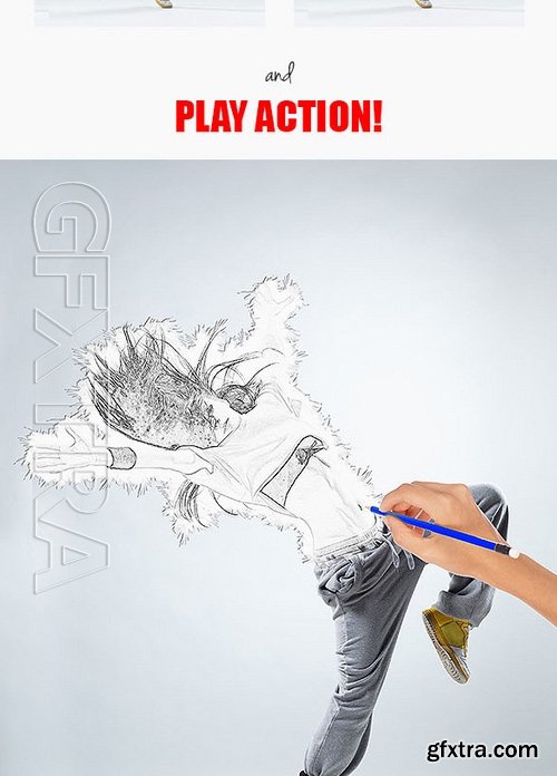 GraphicRiver - Smart Sketch Photoshop Action 16988682